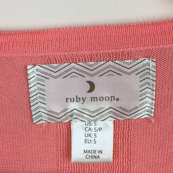 Ruby Moon - Long Thin Tunic Length Sweater - Picture 3 of 6